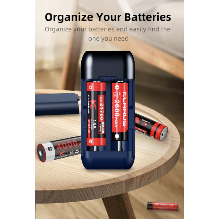 Klarus K2A Intelligent Dual Battery Charger and Power Bank