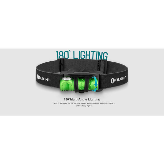 Olight Perun 2 Mini Rechargeable Red and White LED Headlamp/Handheld - 1100 Lumens, 150 Metres