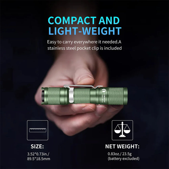 Lumintop Tool AA 3.0 Compact 900 Lumen EDC Torch - 138 Metres