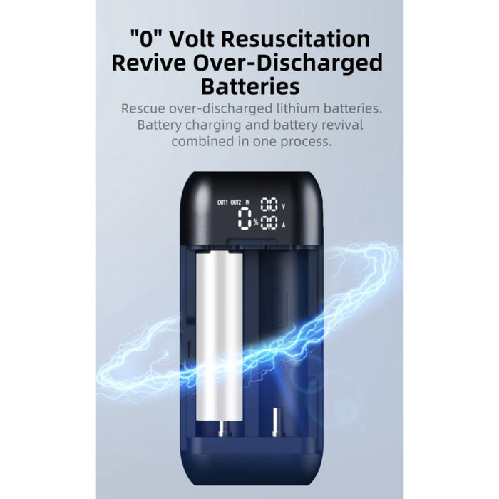 Klarus K2A Intelligent Dual Battery Charger and Power Bank