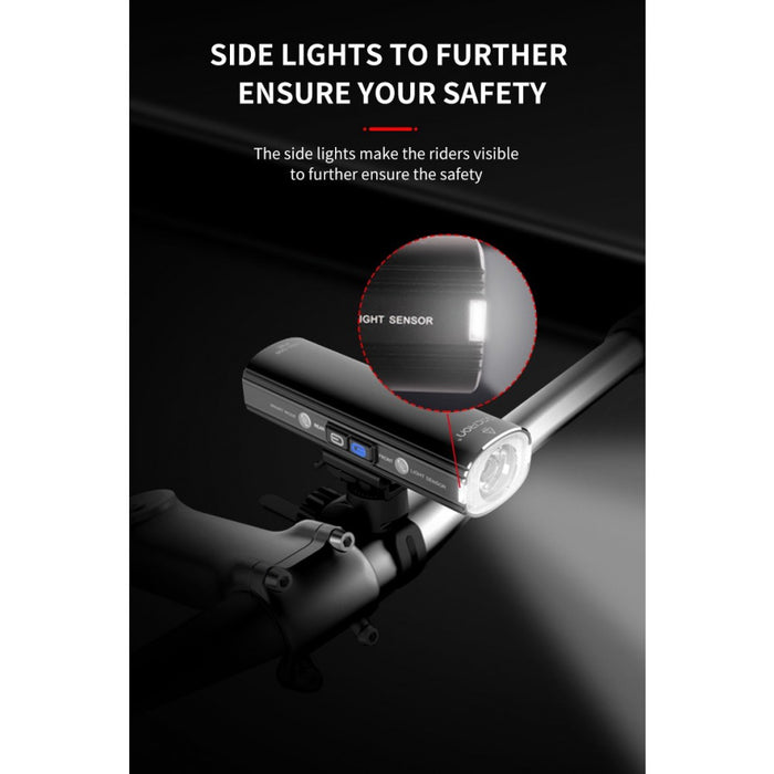 Gaciron V20S-1500 2 in 1 Front and Rear Combination Bike Light