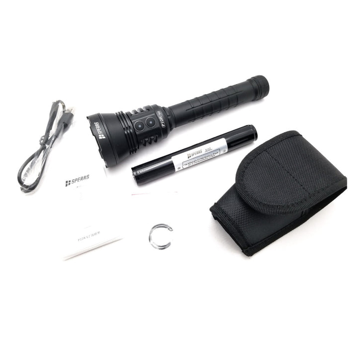 SPERAS P10R V2 Rechargeable 10,000 Lumen Searchlight - 574 Metres
