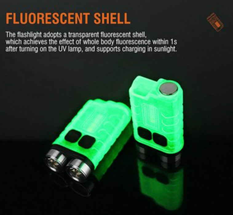 SPERAS V3 Rechargeable 900 Lumen Multifunctional Keychain Torch - 100 Metres