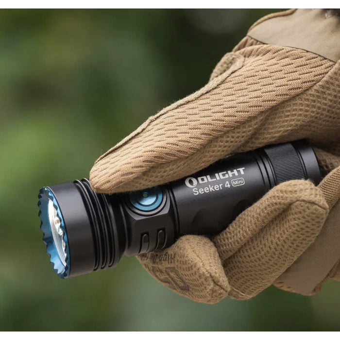 Olight Seeker 4 Mini Rechargeable 1200 lumen and UV Torch - Cool White and 365nm UV