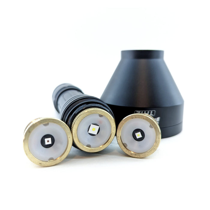 SPERAS TH12K Rechargeable 600 Lumen Focusable Hunting Torch Kit - 1680 Metres