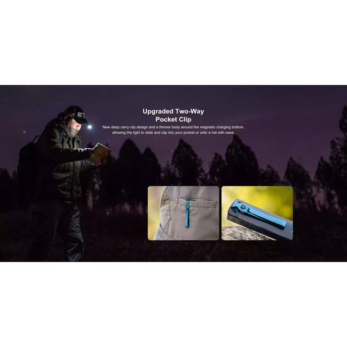 Olight Arkfeld UV Rechargeable 1000 Lumen and 365nm UV Pocket Torch