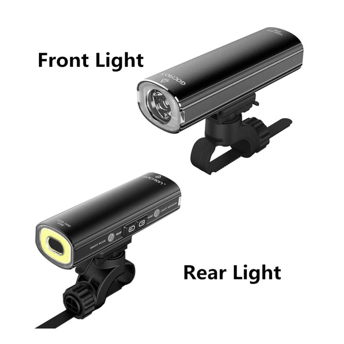 Gaciron V20S-1500 2 in 1 Front and Rear Combination Bike Light