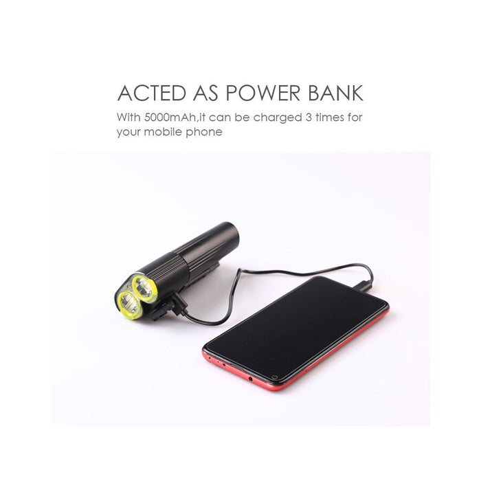 Gaciron V9DP-1800 1800 Lumen Rechargeable Bike Light + Wired Remote Switch