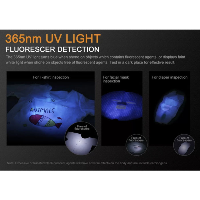 Olight Arkfeld UV Rechargeable 1000 Lumen and 365nm UV Pocket Torch