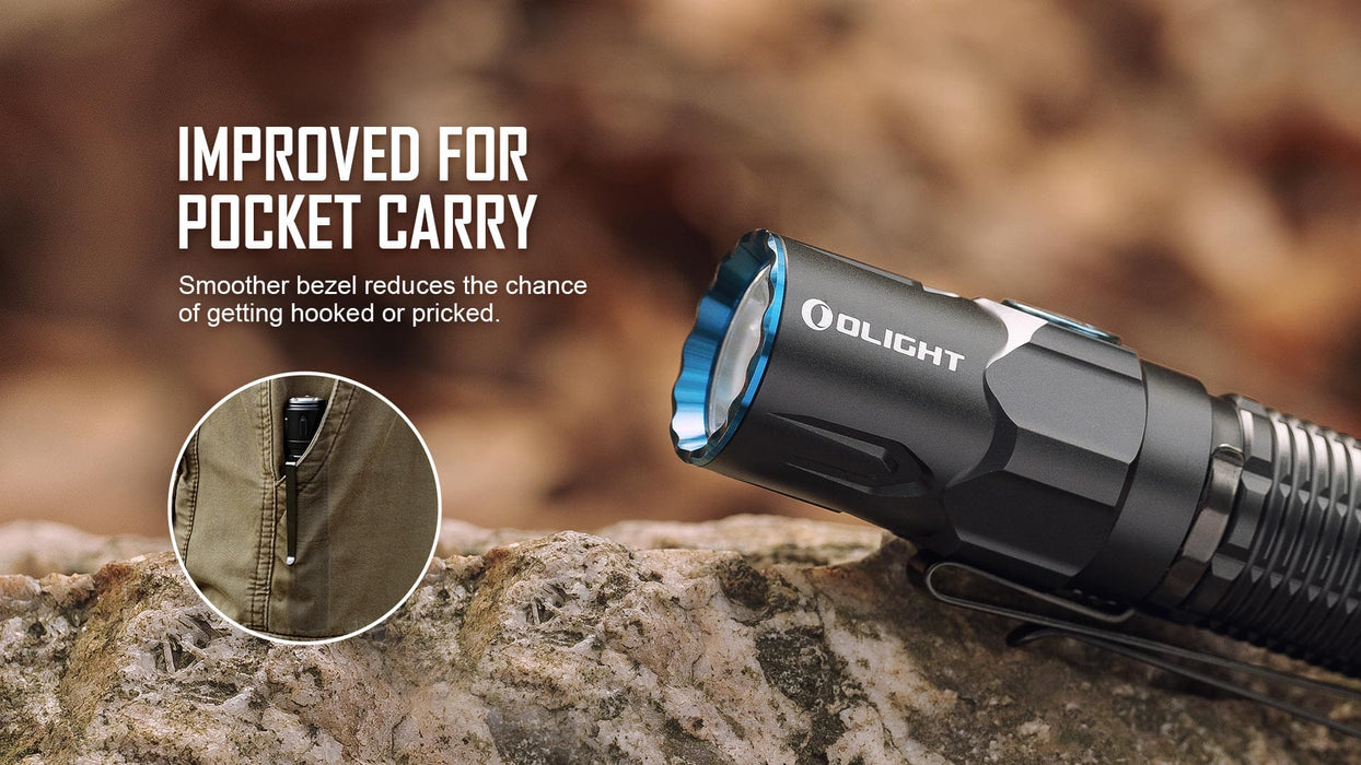 Olight Warrior 3S Rechargeable 2300 Lumen Tactical Torch with Proximity Sensor - 300 Metres