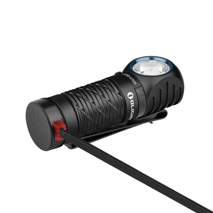 Olight Perun 2 Mini Rechargeable Red and White LED Headlamp/Handheld - 1100 Lumens, 150 Metres
