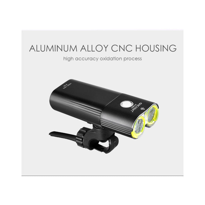 Gaciron V9DP-1800 1800 Lumen Rechargeable Bike Light + Wired Remote Switch