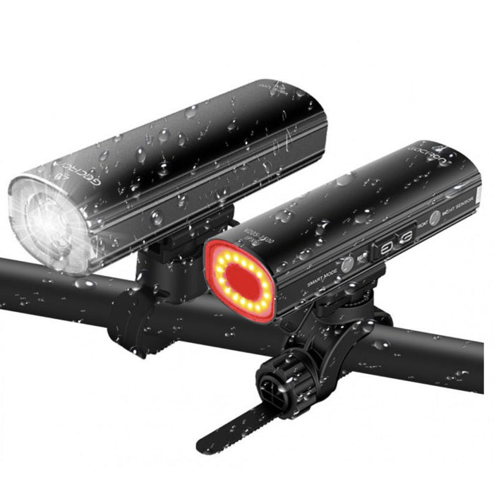 Gaciron V20S-1500 2 in 1 Front and Rear Combination Bike Light