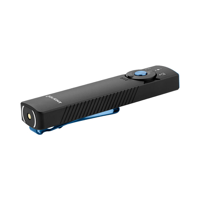 Olight Arkfeld Pro Rechargeable 3-in1 Pocket Torch with 1300 Lumens CW, 365nm UV, and Green Laser