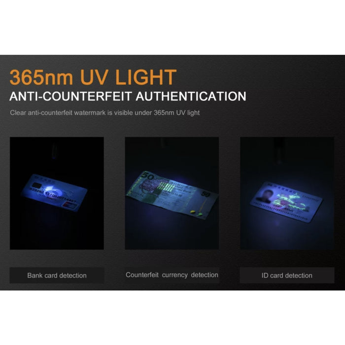 Olight Arkfeld UV Rechargeable 1000 Lumen and 365nm UV Pocket Torch
