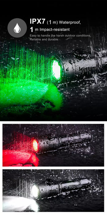 NEXTORCH T53 Rechargeable Red/Green/White 3 in 1 Hunting Kit