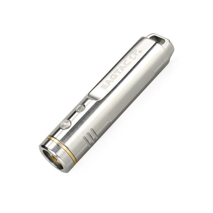 Eagtac Teeny DX3E SS Rechargeable Keyring Torch - 1000 Lumen, 105 Metres