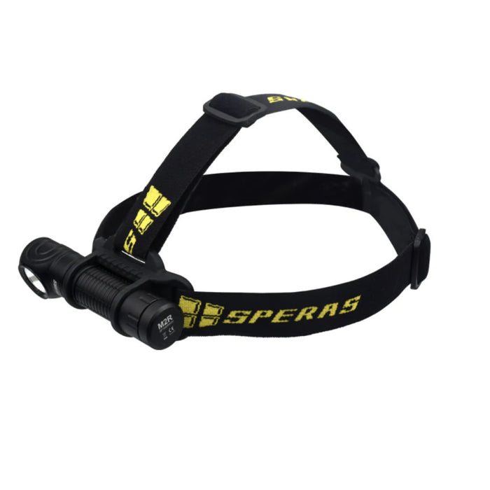 SPERAS M2R Rechargeable 1200 Lumen Headlamp/Torch - 125 Metres