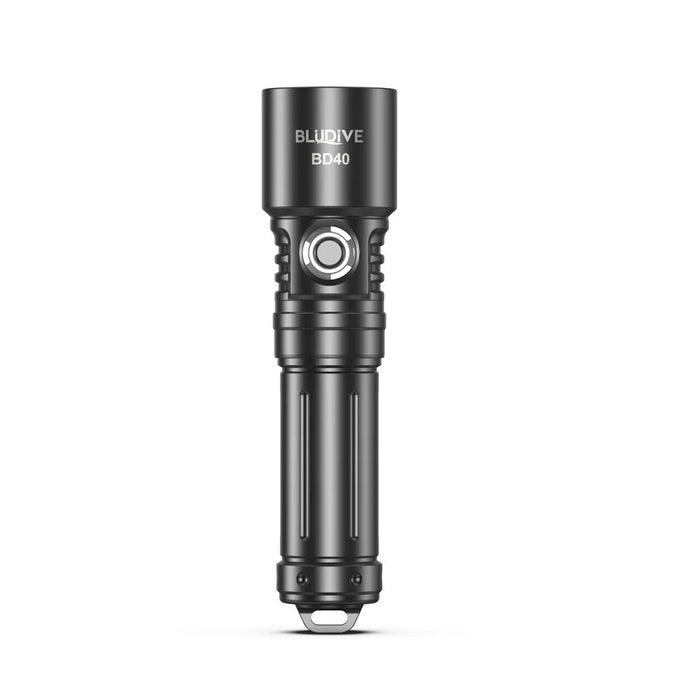 BluDive BD40 Dive Torch with Strobe - 1800 Lumens, 150 Metres Diving Depth