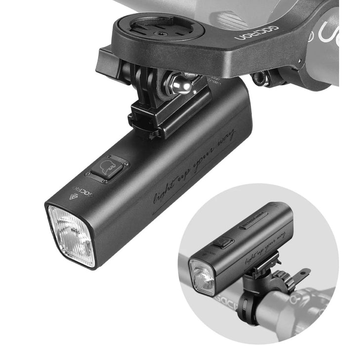 Gaciron KIWI-1200 1200 Lumen Rechargeable Anti-Glare Front Bike Light with Bluetooth