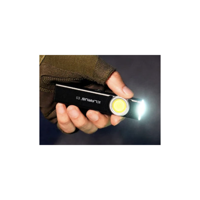 Klarus E5 EDC 470 Lumens Rechargeable Tool Light with Magnetic Base - 41 Metres