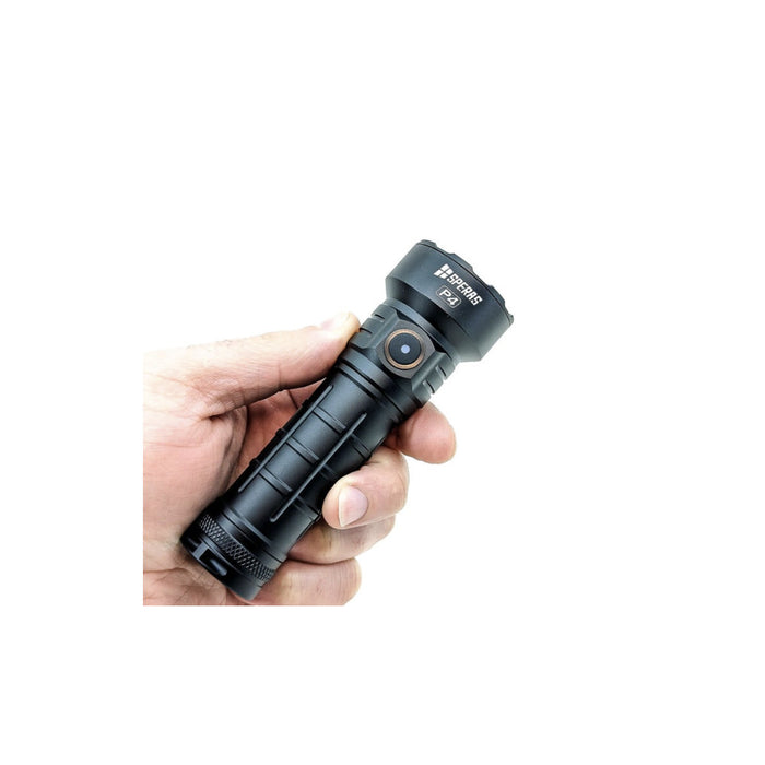 SPERAS P4 Rechargeable 4000 Lumen Compact Torch with Power Bank Function - 288 Metres