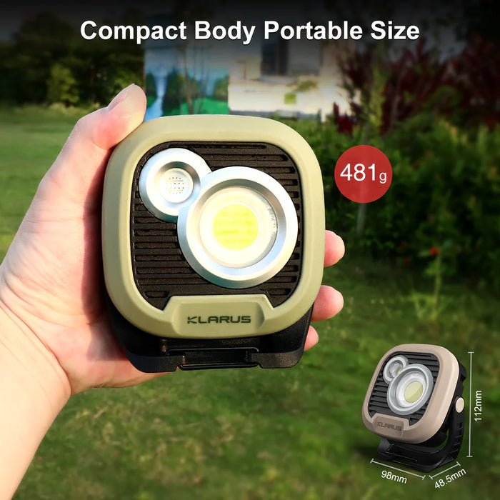 Klarus WL3 Rechargeable Camping/Work Light - 1500 Lumens
