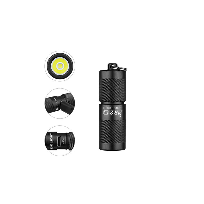 Olight i1R2 Pro EOS Rechargeable 180 Lumen Keyring Torch - 48 Metres