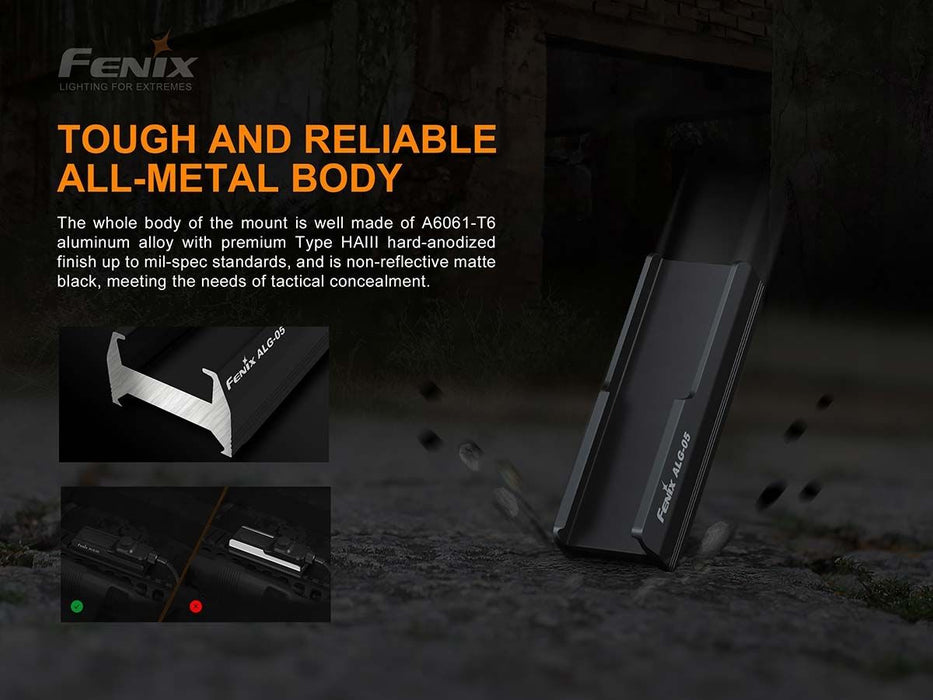 Fenix ALG-05 Tactical Mount for Remote Pressure Switch