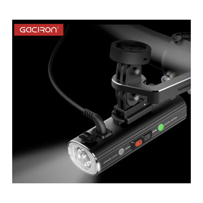 Gaciron V20S-1500 2 in 1 Front and Rear Combination Bike Light