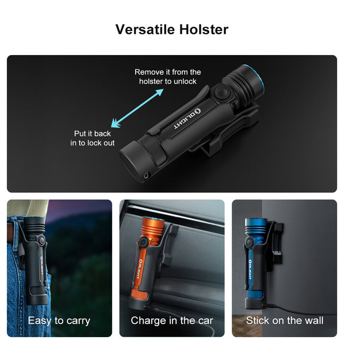 Olight Seeker 4 Pro Rechargeable 4600 Lumen Torch - 260 Metres