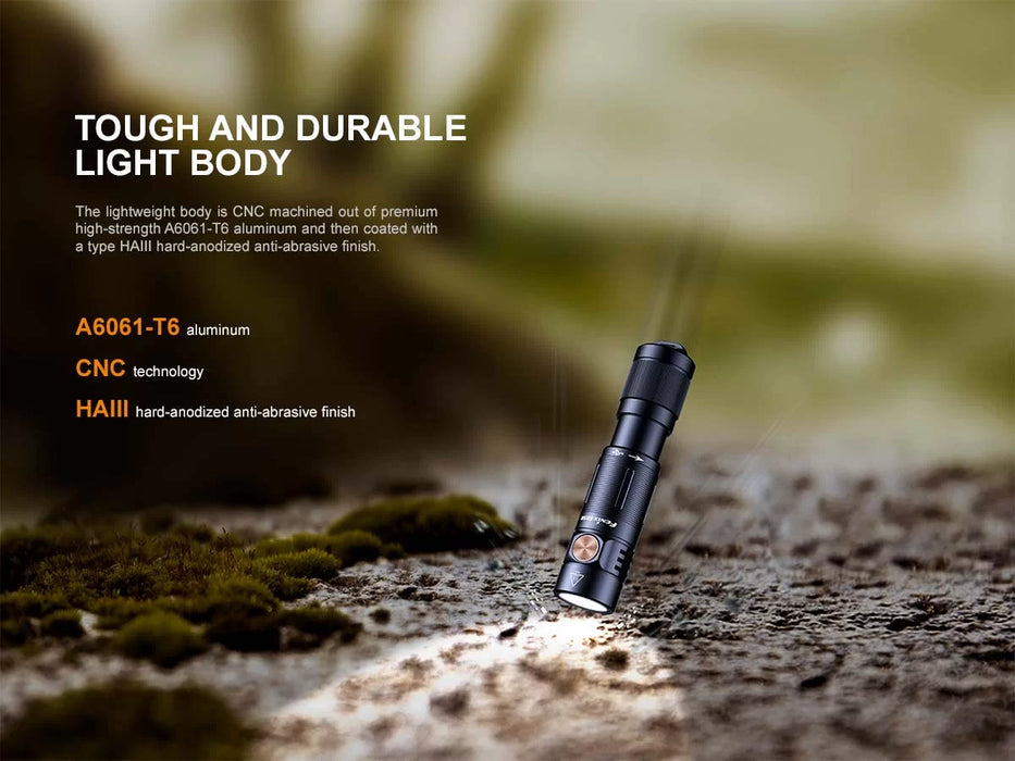 Fenix E05R Rechargeable 400 Lumen Keyring/Pocket Torch