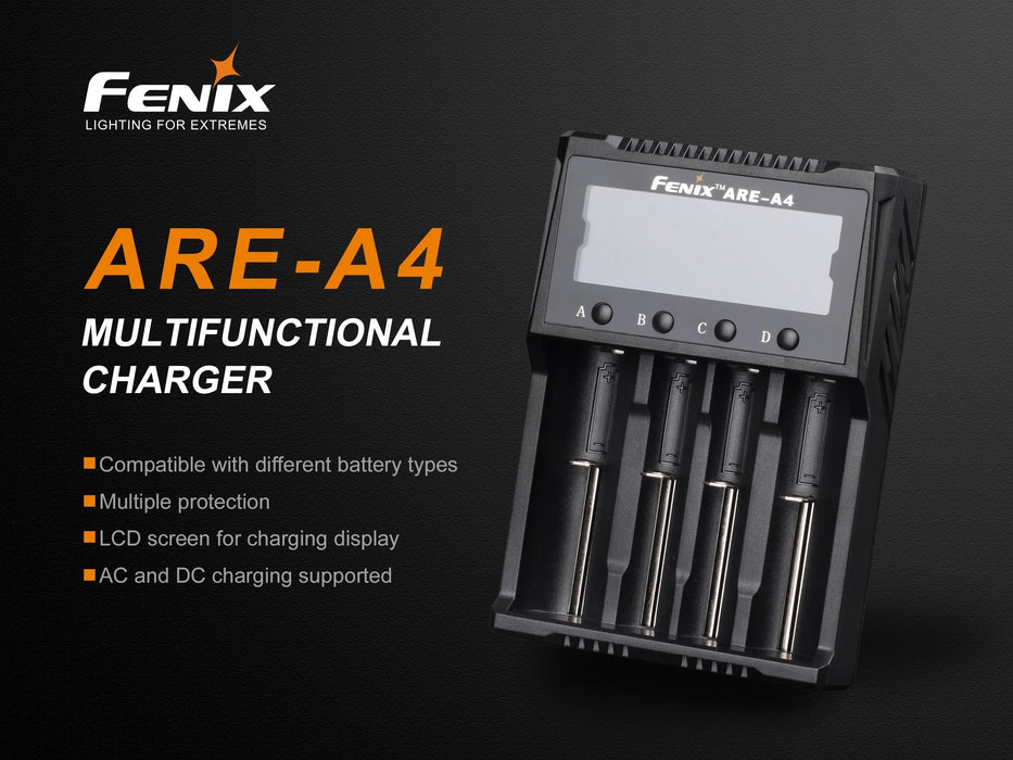 Fenix ARE-A4 Smart Four-Channel Battery Charger