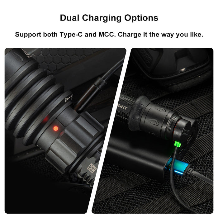 Olight Warrior X4 Rechargeable 2600 Lumen Long Throw Torch - 630 Metres