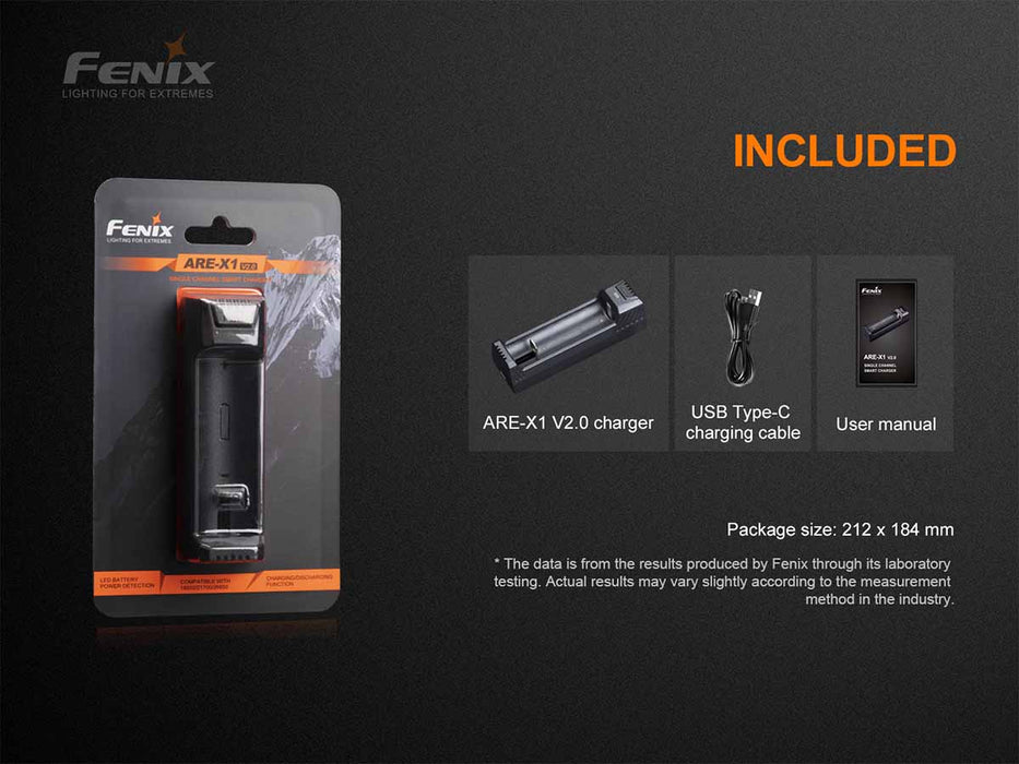 Fenix ARE-X1 V2.0 Single Channel Smart Charger