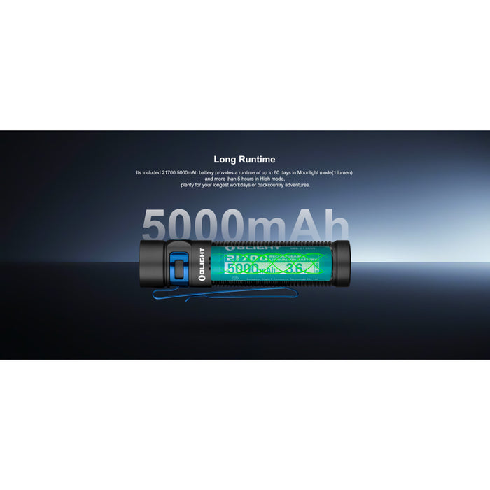 Olight Baton 3 Pro Max Rechargeable 2500 Lumen EDC Torch with Proximity Sensor - 145 Metres