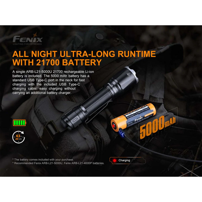 Fenix TK16 V2.0 Compact 3100 Lumen Tactical Flashlight - 380 Metres