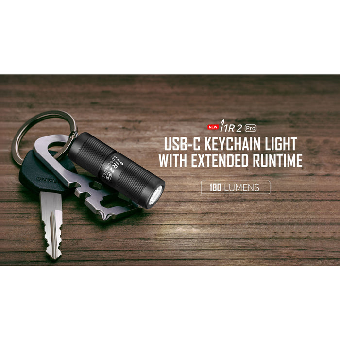 Olight i1R2 Pro EOS Rechargeable 180 Lumen Keyring Torch - 48 Metres
