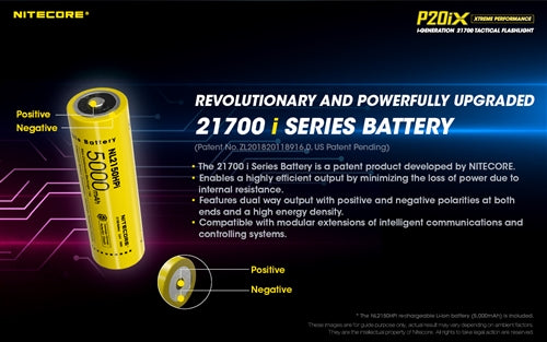 Nitecore P20iX Rechargeable Tactical Floodlight - 4000 Lumens, 220 Metres
