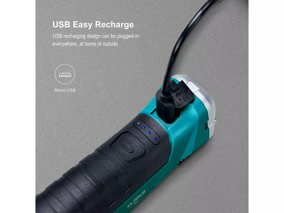 Klarus WL1 Multifunctional Rechargeable Work Light - 550 Lumens, 31 Metres