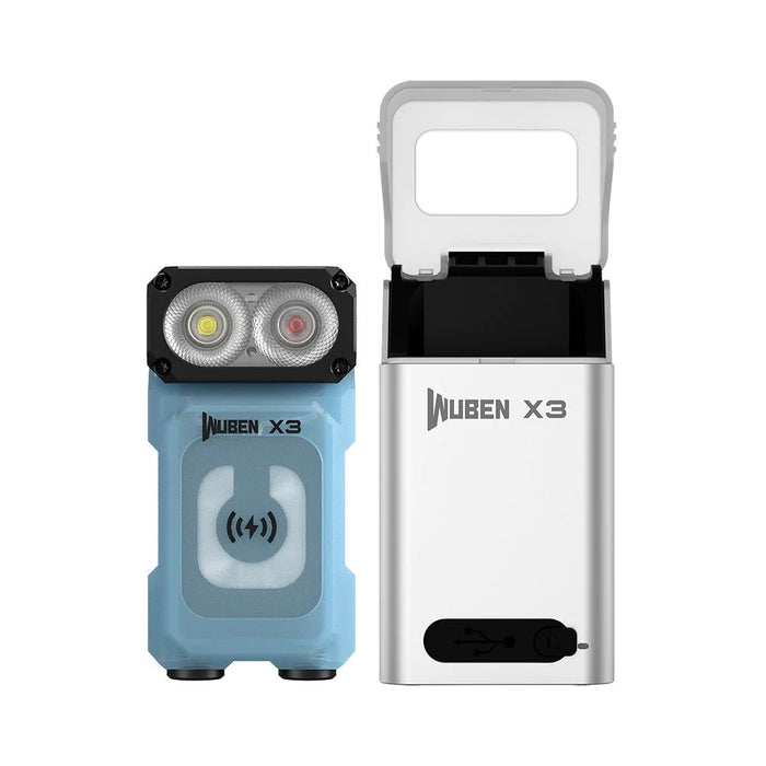 Wuben X3 Wireless Rechargeable High CRI 700 Lumen EDC Flashlight – 120 Metres