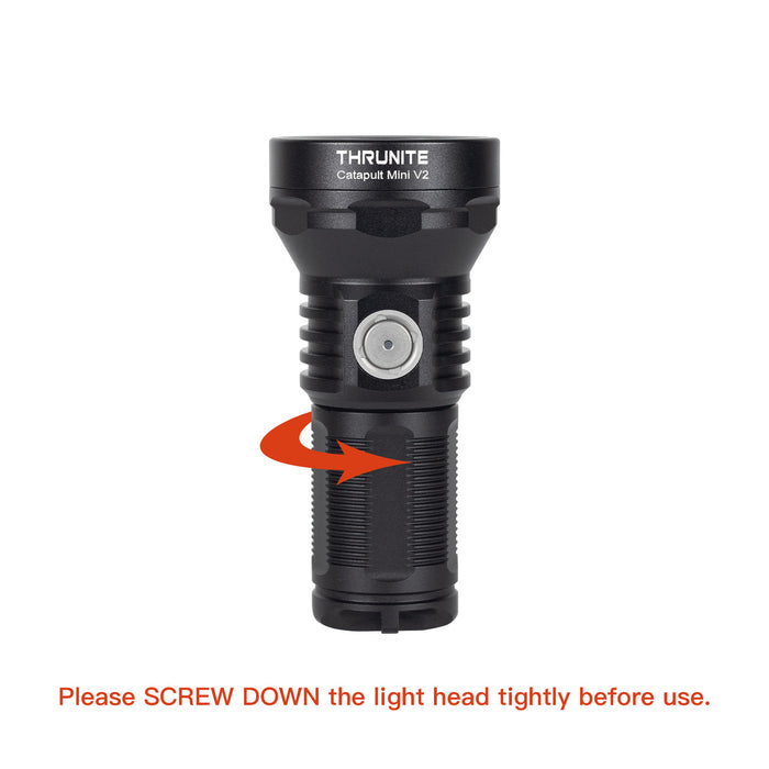ThruNite Catapult Mini V2 Pocket Sized Rechargeable 1108 Lumen Thrower (515 Metres)
