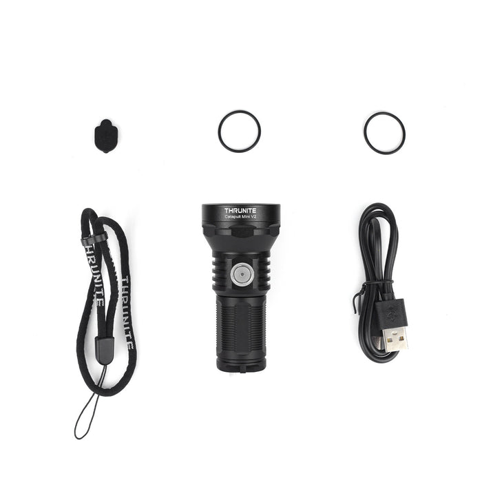 ThruNite Catapult Mini V2 Pocket Sized Rechargeable 1108 Lumen Thrower (515 Metres)