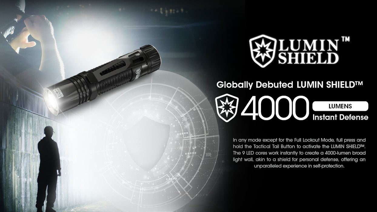 Nitecore EDC33 Powerful Rechargeable EDC Pocket Torch - 4000 Lumens, 450 Metres