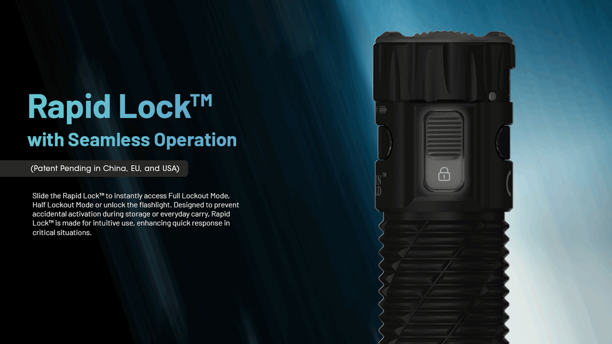 Nitecore EDC35 Powerful Rechargeable Compact Torch - 5000 Lumens, 550 Metres