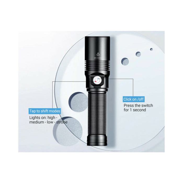 NEXTORCH L10 MAX Rechargeable White Laser Flashlight - 1200 Metres