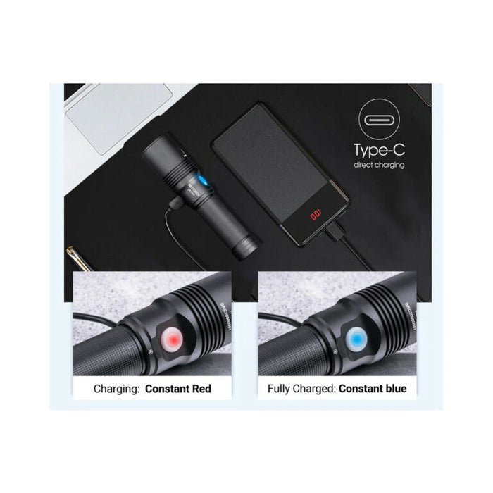 NEXTORCH L10 MAX Rechargeable White Laser Flashlight - 1200 Metres