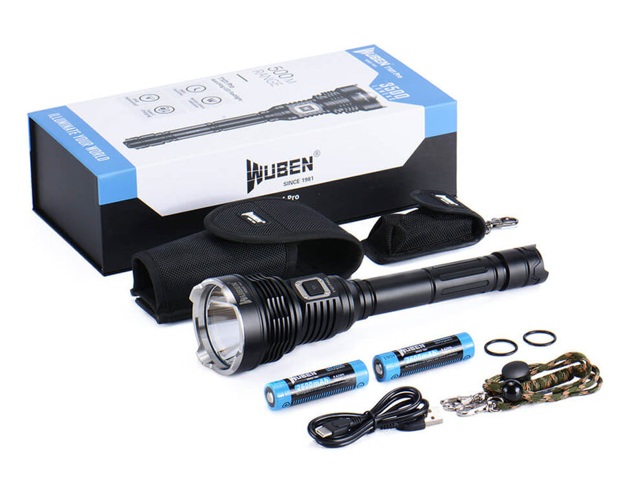 Wuben T101 Pro USB-C Rechargeable 3500 Lumen Searchlight – 500 Metres
