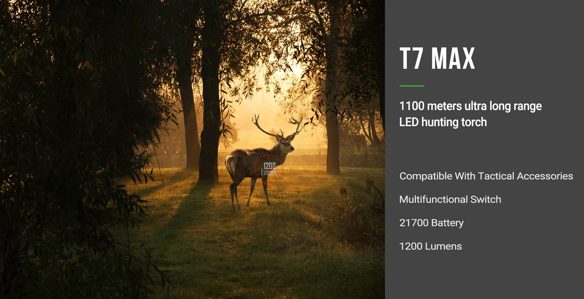 NEXTORCH T7 Max Hunting Torch Kit – 1100 Metres