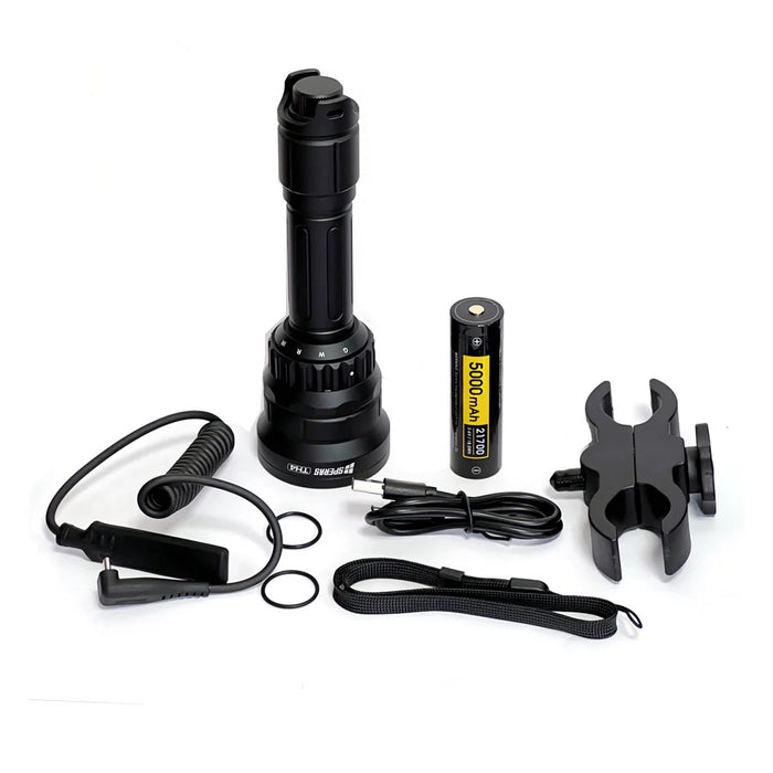 Speras TH4 Hunting Kit with Rechargeable 4-in-1 Hunting Torch - 739 Metres Throw